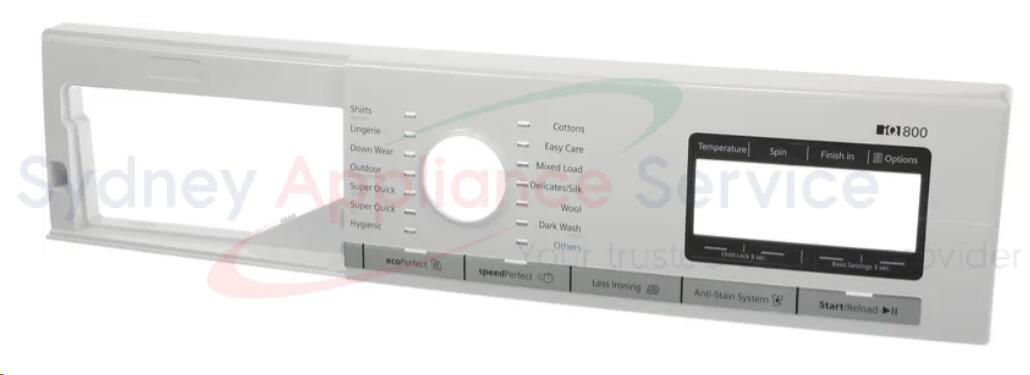 BOSCH WASHING MACHINE PANEL-FACIA - 11011242 - 11011242 - Part for - - Models: WM16Y792AU/03 BOSCH WASHING MACHINE PANEL-FACIA - 11011242 - 11011242 - Part for - - Models: WM16Y792AU/03