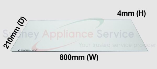 WESTINGHOUSE OVEN GLASS OVEN DOOR MIDDLE 1 REFL VULCAN - 140061702019 - 140061702019 - Part for  -  - Models: 94403184701, WVEP917DSC