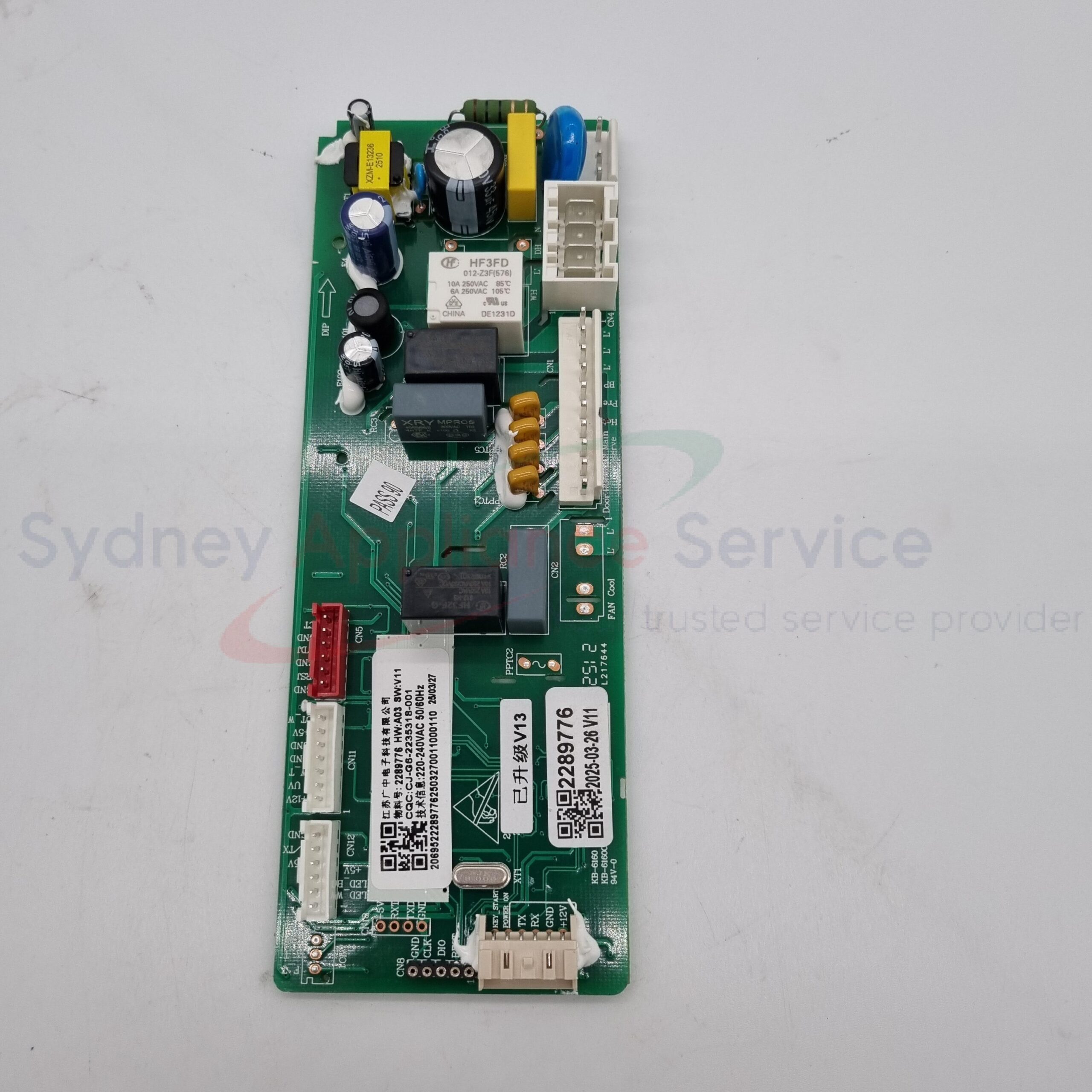 HISENSE WASHING MACHINE MAIN PCB POWER BOARD ASSY - K2289776 - K2289776 - Part for - - Models: HWFS1015AB, W73J9, W88VT, W8AJ8, W92S7, WA15F, WA6D3, WBA8R HISENSE WASHING MACHINE MAIN PCB POWER BOARD ASSY - K2289776 - K2289776 - Part for - - Models: HWFS1015AB, W73J9, W88VT, W8AJ8, W92S7, WA15F, WA6D3, WBA8R