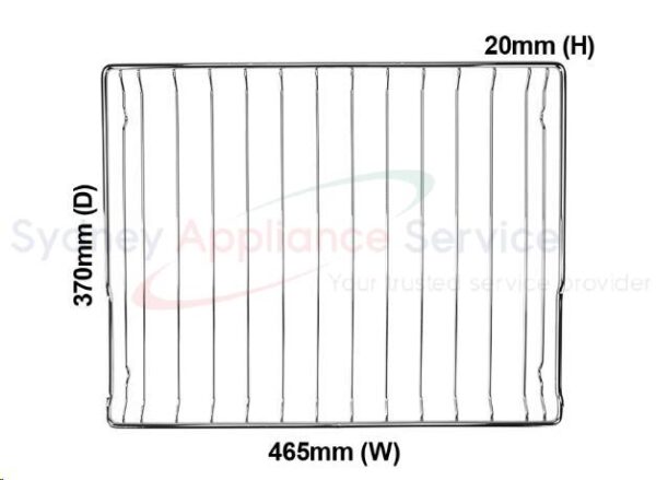 WESTINGHOUSE OVEN RACK SHELF OVEN W/HOUSE - 4055549770 - 4055549770 - Part for  -  - Models: 94403182006, WVEP615SC