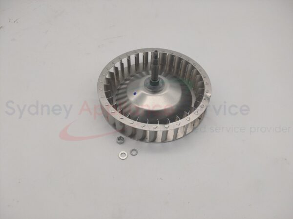 HAIER DRYER FAN AXEL ASSY - H0180800230B - H0180800230B - Part for  -  - Models: 61434-A, 61434-B, 61435-A, 61437-A, 61439-A, 61442-A, HDHP80AN1, HDHP80ANB1, HDHP80AW1, HDHP90AN1, HDHP90ANB1
