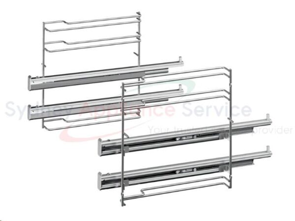 BOSCH OVEN FULL EXTENSION RAILS 2-FOLD - 17002064 - 17002064 - Part for  -  - Models: HRG6767S2A/58
