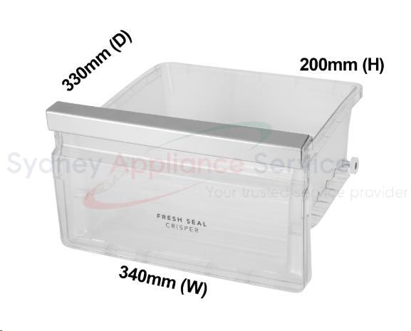 DRAWER CRISPER ASSY LH WH 36 - A04769802 - A04769802 - Part for - - Models: 92506031700, WHE7074SA DRAWER CRISPER ASSY LH WH 36 - A04769802 - A04769802 - Part for - - Models: 92506031700, WHE7074SA