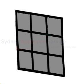 KELVINATOR AIR CON FILTER DUST MAIN - 111216042
