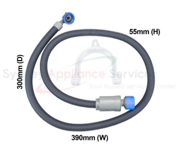AEG UNIVERSAL DUAL LAYER ANTI-FLOOD INLET HOSE - 1.5M - ULX105 - ULX105 - Part for  -  - Models: 