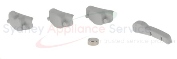 BOSCH INSTALLATION SET SET FOR BOWL CATCH MECHANISM WITH MAGNET HOLDE - 00601979 - 00601979 - Part for  -  - Models: MUM86A1AU/07, MUMXL20TAU/02