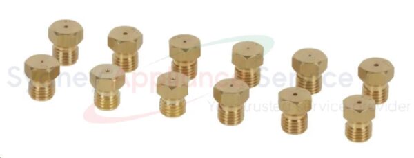 BOSCH COOKTOP GENERIC NOZZLE SET (LIQUID) - 12012007 - 12012007 - Part for  -  - Models: EC6A5IB90A/01, PCI6A5B90A/01, PCI6A5B90A/09, PCI6A5B90A/17, PCR7A5B90A/01, PCR9A5B90A/01, PCT9A5B90A/01, PPH6A6B20A/01, PPQ7A6B20A/01, PPS9A6B90A/01, T27DA69N0A/01
