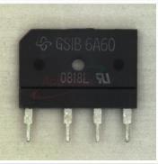 SAMSUNG DIODE-BRIDGE;D5SB60;600V;6A;SIP-4(5S);ST - 0402-001160