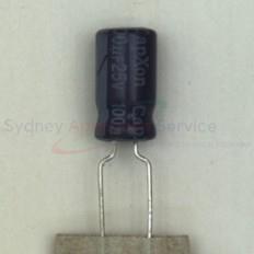SAMSUNG DRYER C-AL;100UF;20%;25V;GP;TP;6.3X11MM;5MM - 2401-000302