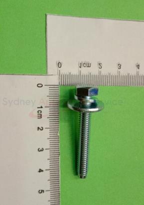 SAMSUNG WASHING MACHINE BOLT-ETC;M6;L45;ZPC(WHT);HH;SOCKET;SCM43 - 6011-004528