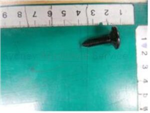 SAMSUNG FRIDGES & FREEZERS BOLT-ETC;M6;L20;ZPC(BLK);FH;TORX;SWRCH18 - 6011-006365