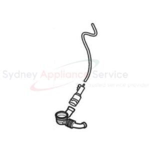 AEG WASHING MACHINE HOSE INTERNAL DRAIN ASSEMBLY - 1327648000