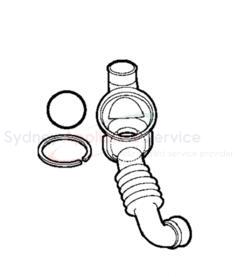 WASHING MACHINE SIMPSON FL WASHER OUTLET DISCHARGE HOSE-GENUINE - 1320721-04/4 - 1320721-04/4 - Part for - - Models: 91490019300, SWF1076 WASHING MACHINE SIMPSON FL WASHER OUTLET DISCHARGE HOSE-GENUINE - 1320721-04/4 - 1320721-04/4 - Part for - - Models: 91490019300, SWF1076
