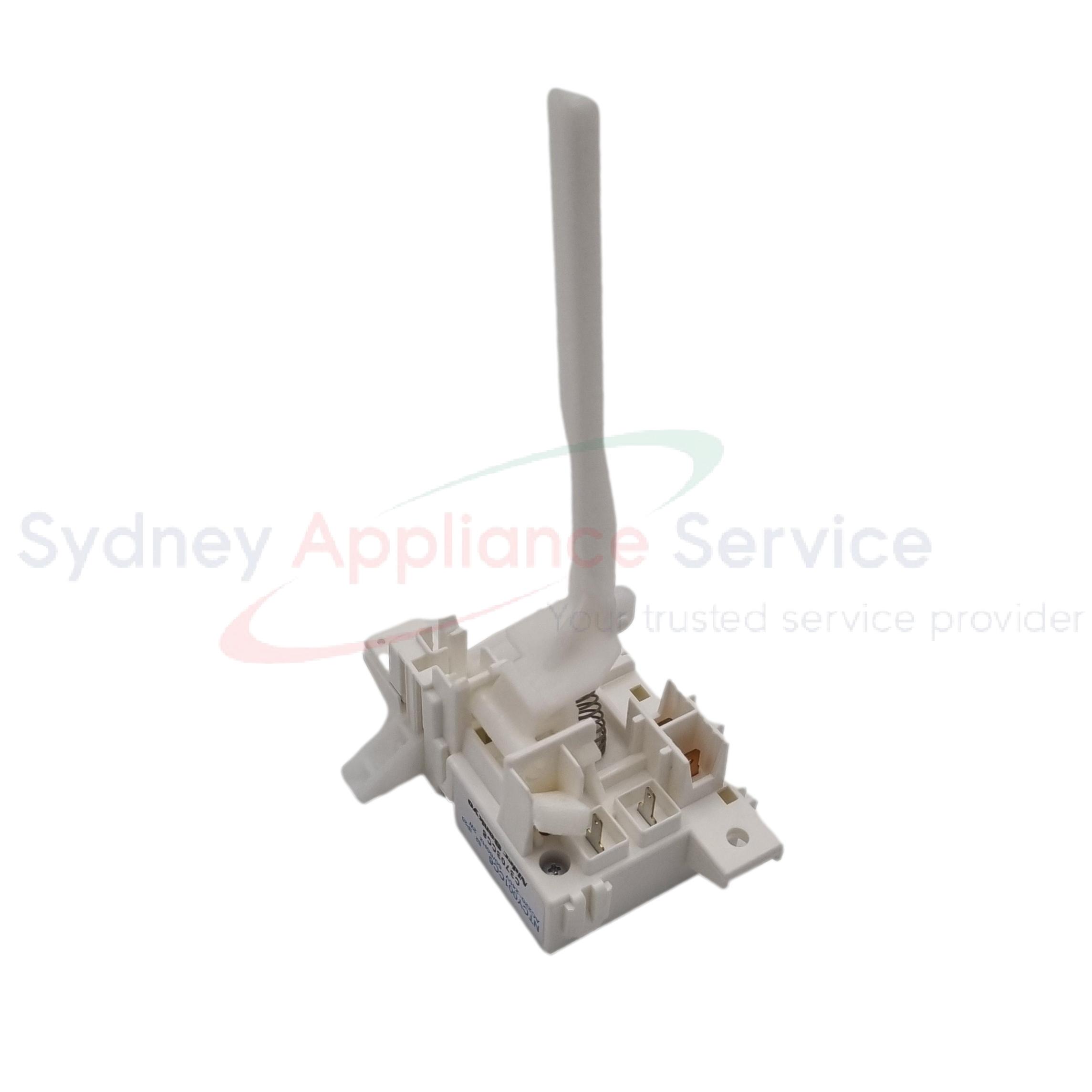 HITACHI WASHING MACHINE LID LOCK SWITCH (590V) - PTSF-80P 031 - PTSF-80P 031 - Part for - - Models: SF-P100XAV, SF-P100XAVSL HITACHI WASHING MACHINE LID LOCK SWITCH (590V) - PTSF-80P 031 - PTSF-80P 031 - Part for - - Models: SF-P100XAV, SF-P100XAVSL