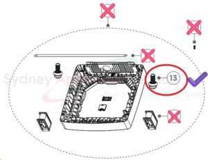 FISHER & PAYKEL FOOT ADJUSTABLE - H0030812346E