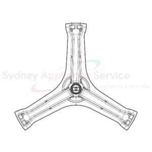 ELECTROLUX WASHING MACHINE ASSEMBLY;BEARING SPIDER;BUSH - 140028292013