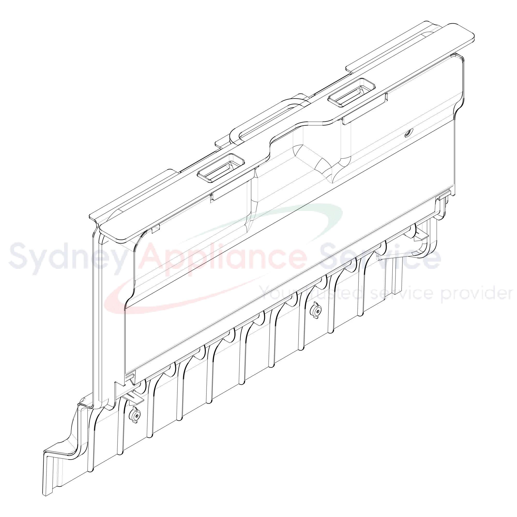 COVER, EVAPORATOR, ASSEMBLY - 140059931042 - 140059931042 - Part for - - Models: 92506087902, 92506087904, 92506087905, 92506088002, 92506088006, 9250608804, 92506088102, 92506088104, 92506088105, 92506088106, 92506088301, 92506088302, 92506088303, 92506088304, 92506088404, WHE6000SB, WHE6060SB, WQE6000BB, WQE6000SB, WQE6060BB COVER, EVAPORATOR, ASSEMBLY - 140059931042 - 140059931042 - Part for - - Models: 92506087902, 92506087904, 92506087905, 92506088002, 92506088006, 9250608804, 92506088102, 92506088104, 92506088105, 92506088106, 92506088301, 92506088302, 92506088303, 92506088304, 92506088404, WHE6000SB, WHE6060SB, WQE6000BB, WQE6000SB, WQE6060BB