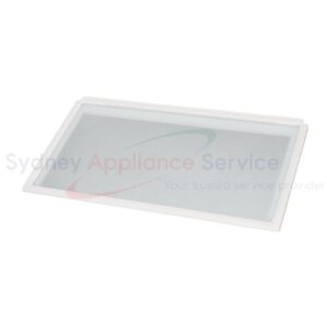 ELECTROLUX GLASS PANEL ASSEMBLY, RAILS, 672.8×381.4 MM - 140019370133