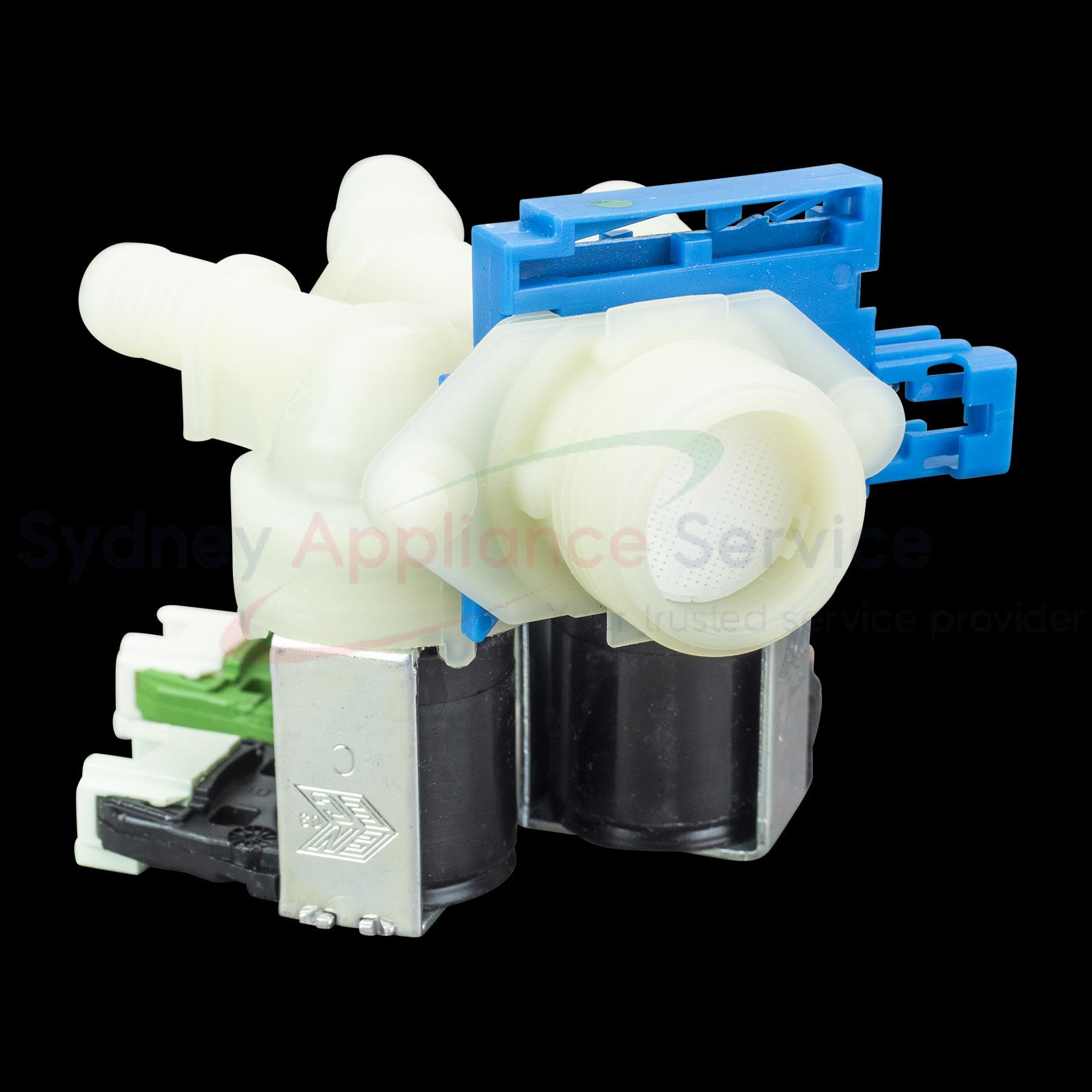 WASHING MACHINE VALVE SOLENOID 3 WAY FLOWMETER - 132518844 - 132518844 - Part for - - Models: 91490063302, 91490063402, EWW12753, EWW14013 WASHING MACHINE VALVE SOLENOID 3 WAY FLOWMETER - 132518844 - 132518844 - Part for - - Models: 91490063302, 91490063402, EWW12753, EWW14013