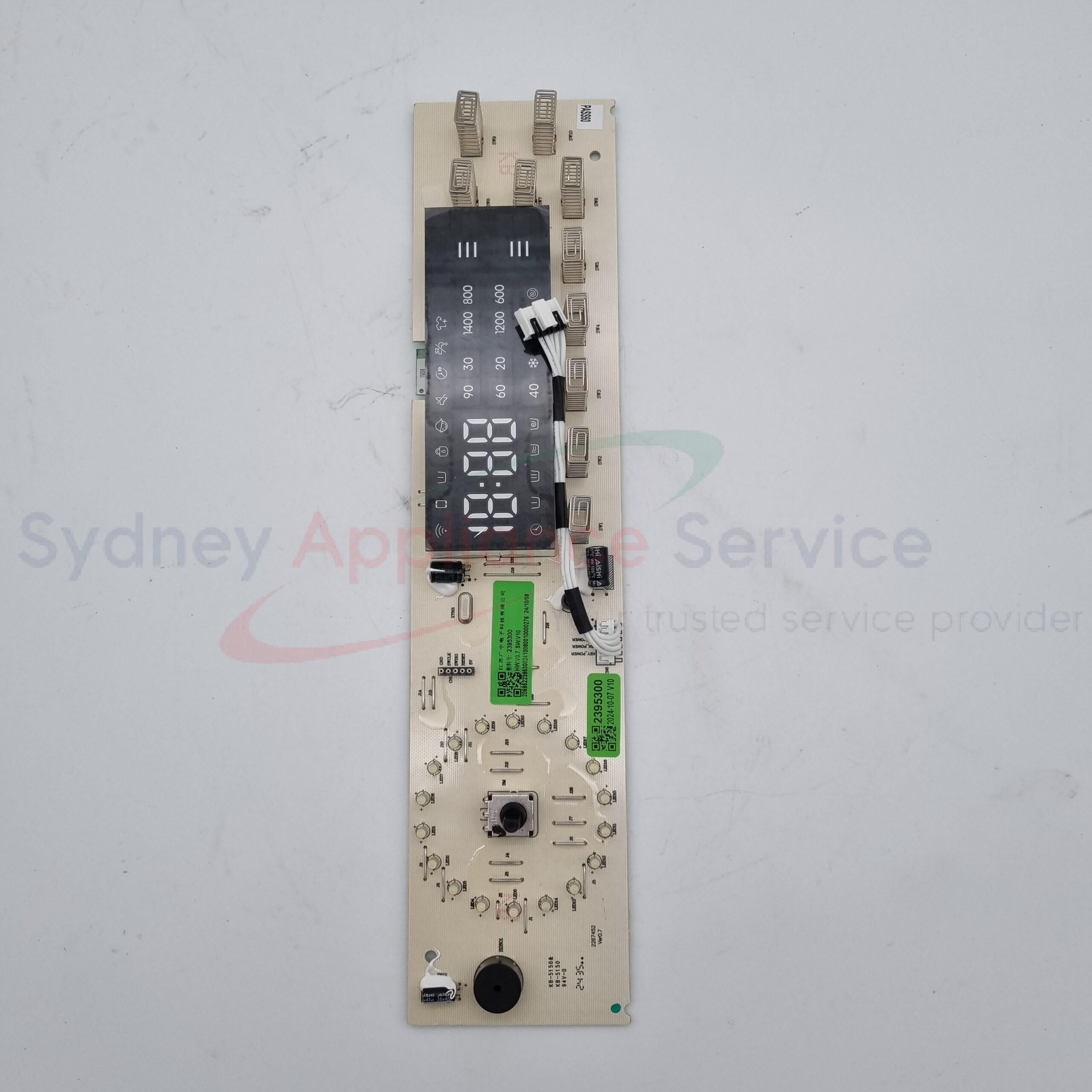 DISPLAY PANEL PART - K2395300 - K2395300 - Part for - - Models: HWF5S1214, W6BKG, W82ME DISPLAY PANEL PART - K2395300 - K2395300 - Part for - - Models: HWF5S1214, W6BKG, W82ME