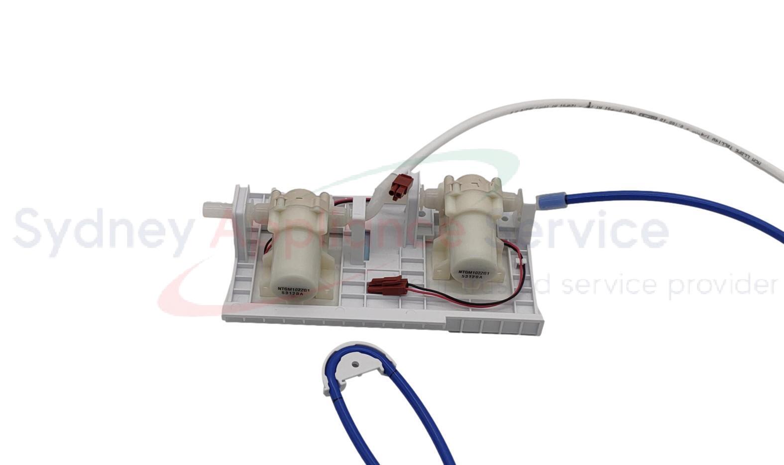 HISENSE FRIDGES & FREEZERS WATER PUMP COMPONENT 2 PUMPS - K2401771 - K2401771 - Part for - - Models: B6BGJ, B6T7M, B6ZPX, B7JU2, B7JU7, B7KE4, B7UJ7, HRCD483TBW, HRCD483TSW HISENSE FRIDGES & FREEZERS WATER PUMP COMPONENT 2 PUMPS - K2401771 - K2401771 - Part for - - Models: B6BGJ, B6T7M, B6ZPX, B7JU2, B7JU7, B7KE4, B7UJ7, HRCD483TBW, HRCD483TSW