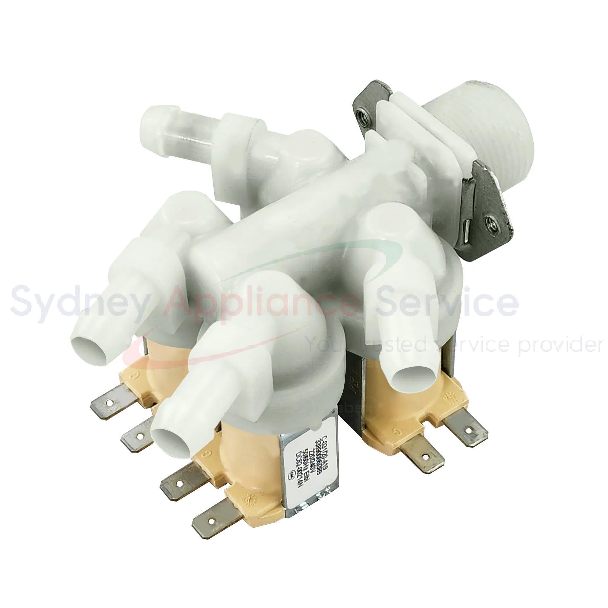 SAMSUNG VALVE WATER - DC62-00214T - DC62-00214T - Part for - - Models: 0000, 0000, 0000, 0000, WD10T654DBE/SA, WD12TP04DSH/SA, WD85T654DSE/SA, WD95T754DBT/SA SAMSUNG VALVE WATER - DC62-00214T - DC62-00214T - Part for - - Models: 0000, 0000, 0000, 0000, WD10T654DBE/SA, WD12TP04DSH/SA, WD85T654DSE/SA, WD95T754DBT/SA