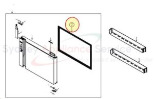 HITACHI FRIDGES & FREEZERS GASKET FRE - PTR-VG710P3 005