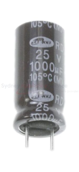 SAMSUNG OVEN C-AL;1000UF;20%;25V;TP;10X20MM;5MM;-55TO - 2401-003139