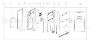 FRIDGE AIR DUCT COMPONENT - K2381254