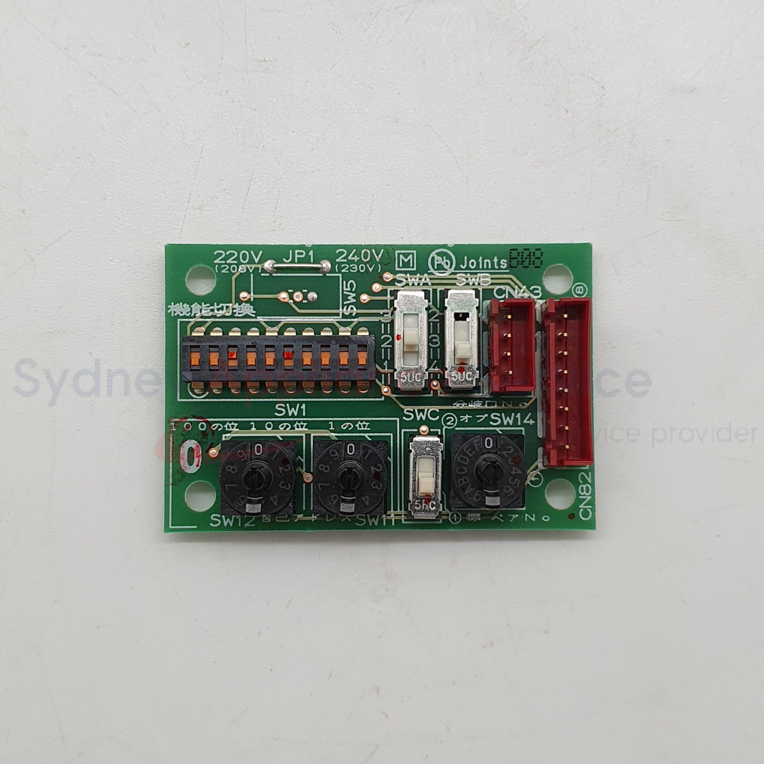 MITSUBISHI ELECTRIC AIR CON ADDRESS BOARD - E27641456 - E27641456 - Part for - - Models: PLFY-P100VBM-E.TH, PLFY-P125VBM-E.TH, PLFY-P63VBM-E.TH, PLFY-P80VBM-E.TH MITSUBISHI ELECTRIC AIR CON ADDRESS BOARD - E27641456 - E27641456 - Part for - - Models: PLFY-P100VBM-E.TH, PLFY-P125VBM-E.TH, PLFY-P63VBM-E.TH, PLFY-P80VBM-E.TH