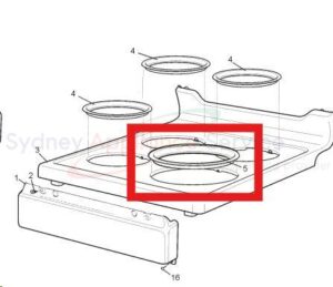 FREESTANDING OVEN TRIM LARGE - 4055561361