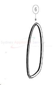 FISHER & PAYKEL DRYER SEAL DOOR - H180300016