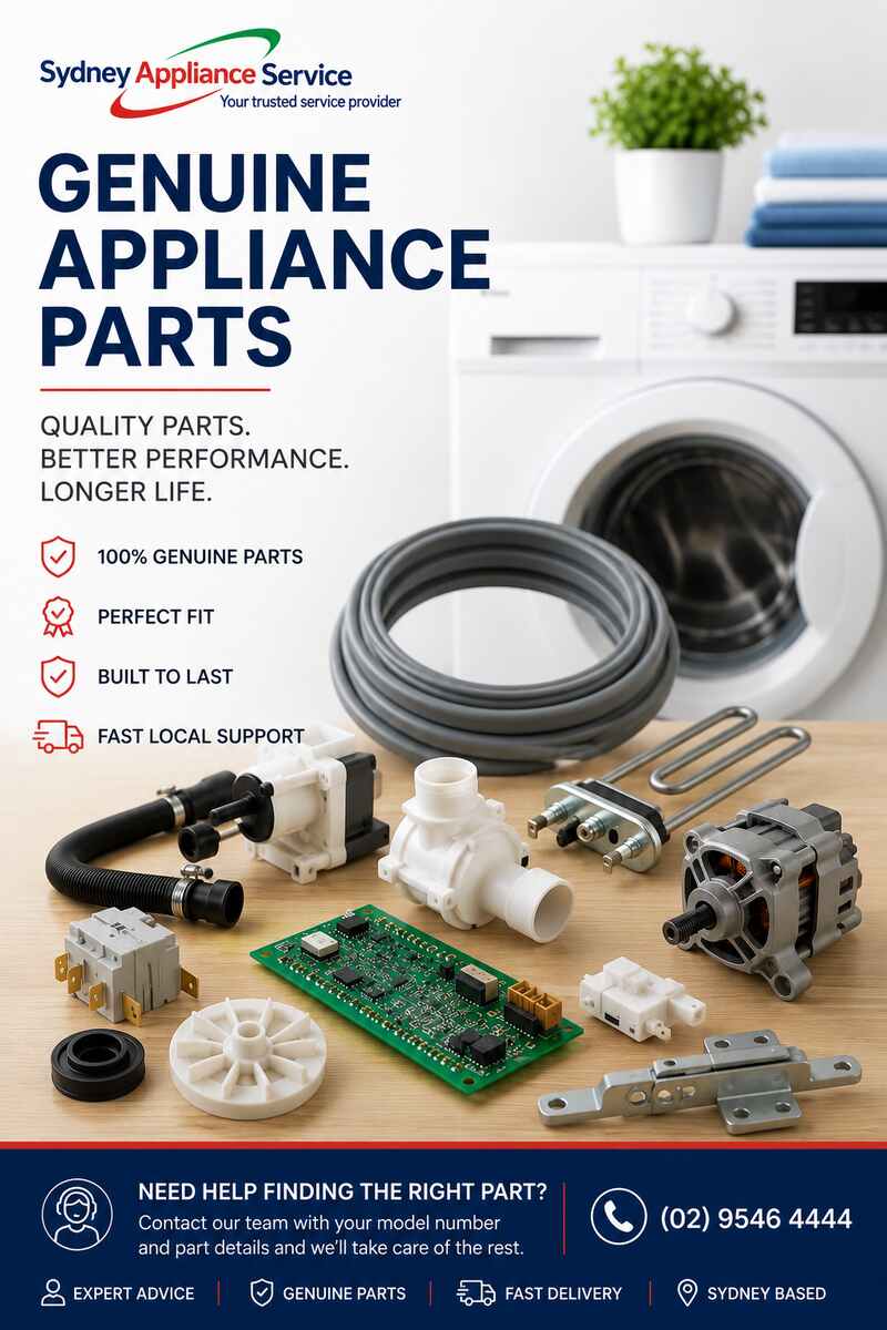 genuine appliance parts sydney
