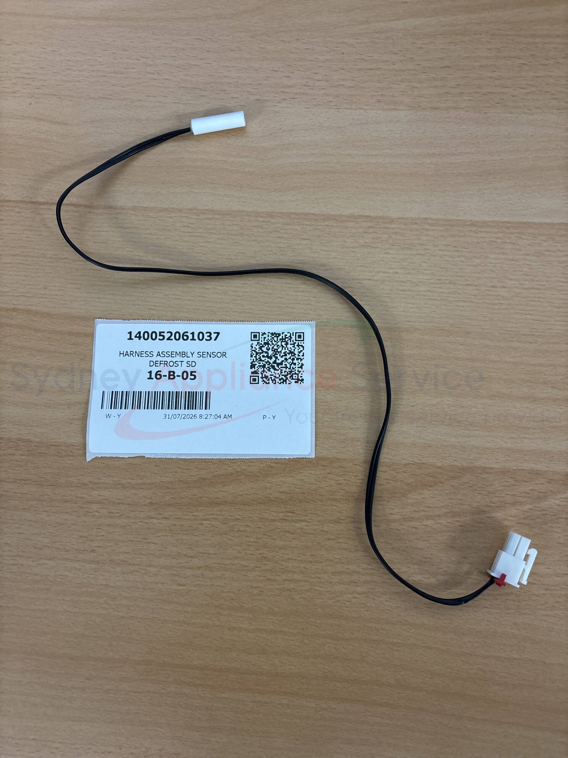 ELECTROLUX FRIDGES & FREEZERS HARNESS ASSEMBLY SENSOR DEFROST SD - 140052061037 - 140052061037 - Part for - - Models: ELECTROLUX FRIDGES & FREEZERS HARNESS ASSEMBLY SENSOR DEFROST SD - 140052061037 - 140052061037 - Part for - - Models: