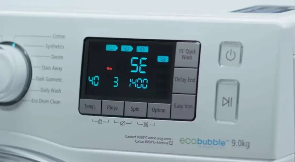 Samsung washing machine error codes